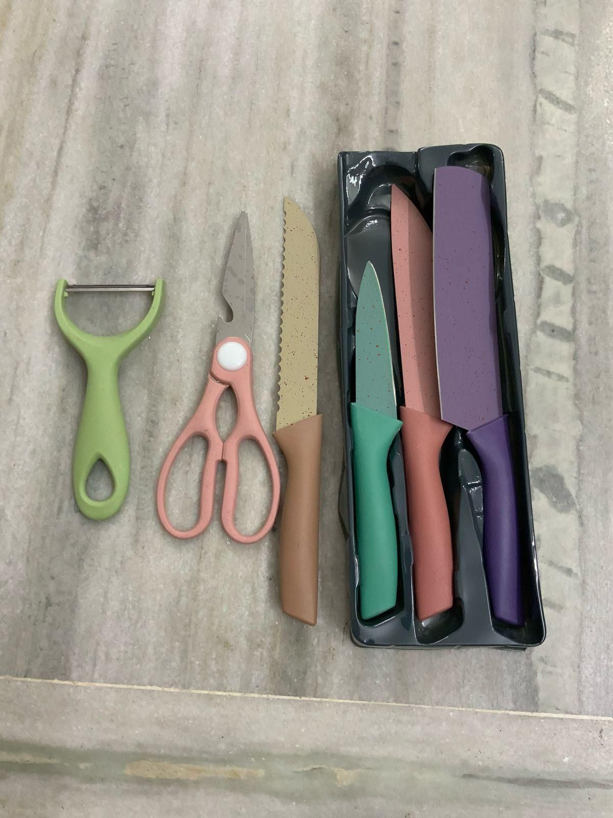 Colorful Kitchen Knife Set