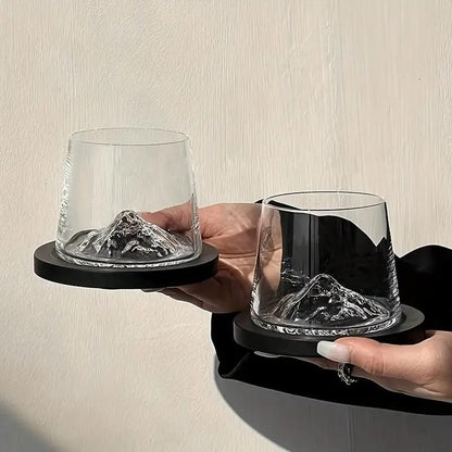 Japanese Mount Fuji Glass