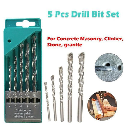 Drill Bit Set (Assorted, 5-Piece)