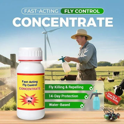 Fast Acting Fly Control Concentrate 200 ml Pack of 2