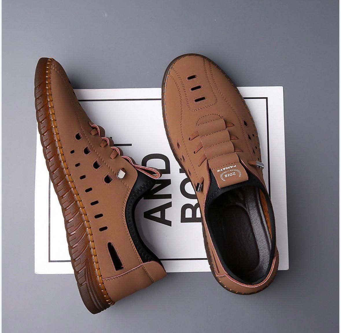 Men's Stylish Laser Cut Casual Shoes